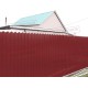 Профнастил фигурный C8 - 0,45 ПЭ с пленкой RAL 3011 коричнево-красный.