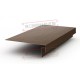 Планка карнизного свеса сложная 250х50х2000 ECOSTEEL-МореныйДуб-0.5