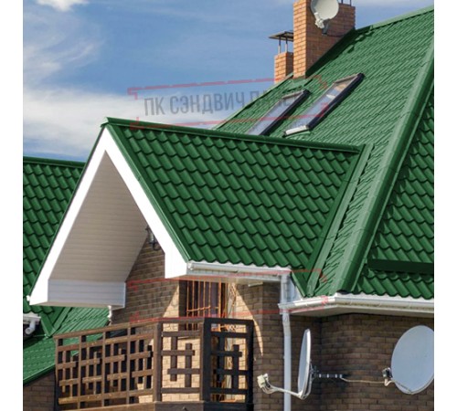Планка угла наружного 115х115х2000 ПЭ-6002-0.5