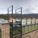 Пожарная лестница П1-1 с площ. 800х800 Эконом L=6650мм