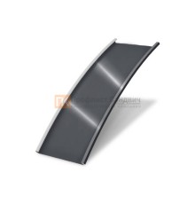 Продольно гнутый фальц гладкий 0,5 RAL 7024 Quarzit