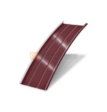 Продольно гнутый фальц профилированный 0,5 RAL 3005 Atlas
