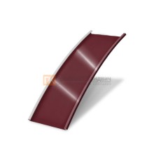 Продольно гнутый фальц гладкий 0,5 RAL 3005 Atlas