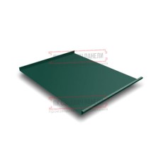Фальц двойной стоячий 0,5 PurLite Мatt RAL6005 зеленый мох с пленкой на замках