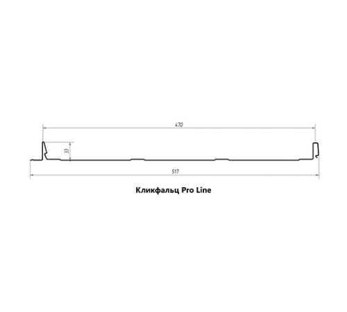 Кликфальц Pro Line 0,5 Satin RAL8004 терракота с пленкой на замках