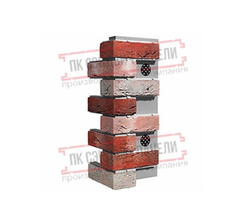 Угловой элемент для термопанели White Hills Лондон Брик Т302-65 Design,толщ60 мм