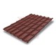 Металлочерепица Классик RR29 GreenCoat Pural-0,5