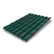 Металлочерепица классик плюс RAL6005 Satin-0.5