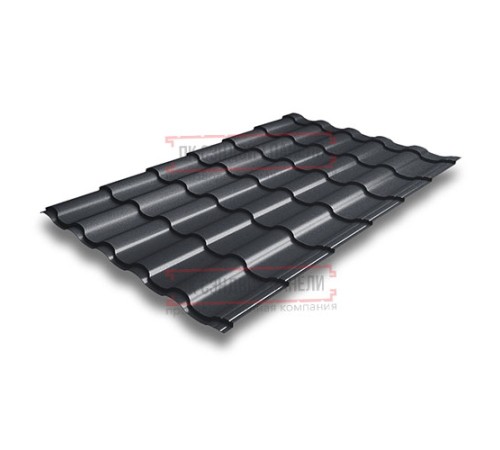 Металлочерепица Кредо RAL7024 PurLite Мatt-0,5
