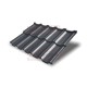 Металлочерепица модульная Квинта Uno 3D RAL7024 PurLite Мatt-0,5