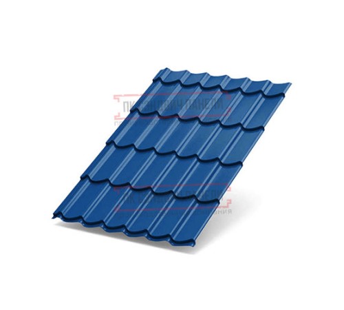 Металлочерепица Макси RAL5005 Полиэстер-0.5