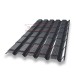 Металлочерепица Квадро профи RAL7024 Velur-0,5