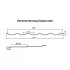 Металлочерепица Трамонтана-M RAL3005 Viking E-0.5