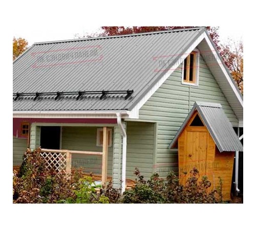 Профнастил МП20-1100 Призма RAL-9006-0.5
