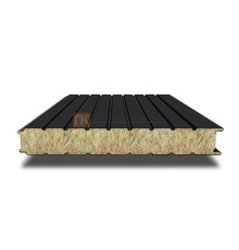 Сэндвич-панель для холодильных камер с минеральной ватой, ширина 1200 мм, толщина 50 мм, 0.5/0.5, RAL9005