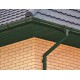 Софит металлический центральная перфорация 0,5 GreenCoat Pural BT с пленкой RR 11 темно-зеленый (RAL 6020 хромовая зелень)
