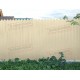 Профнастил фигурный С10 - 0,5 Окрас - Б, Satin с пленкой RAL 1015 светлая слоновая кость