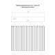 Профнастил фигурный C8 - 0,45 Drap RAL 8017 шоколад.