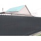 Профнастил фигурный C8 - 0,45 Drap RAL 7024 мокрый асфальт.