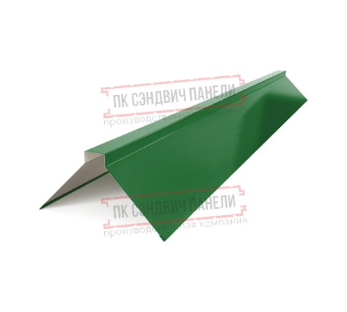 Планка конька плоского 190х190х2000 ПЭ-6002-0.5