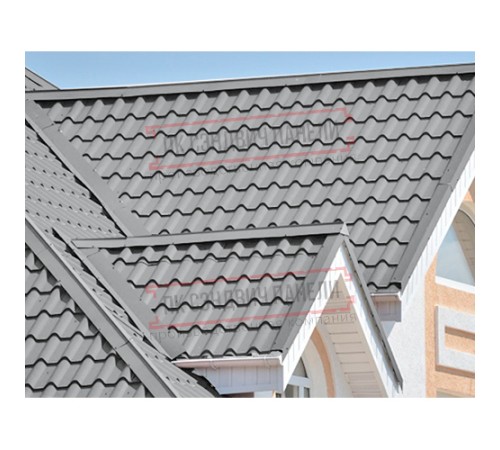 Планка конька плоского 150х150х2000 ПЭ-7004-0.5