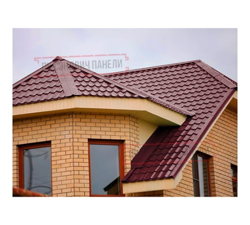 Планка примыкания верхняя 250х147х2000 ПЭ-3005-0.45