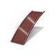 Продольно гнутый фальц гладкий 0,5 RAL 3009 Velur20