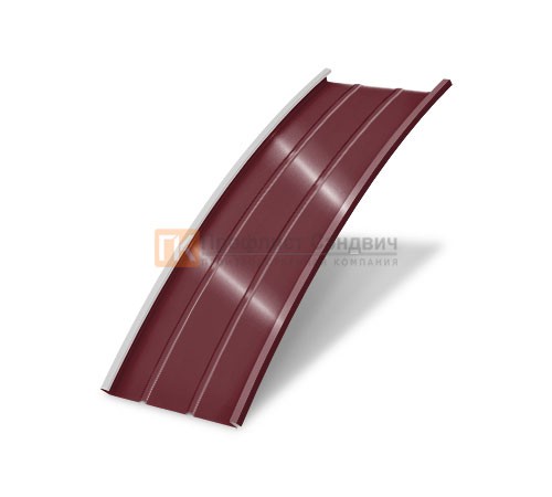 Продольно гнутый фальц профилированный 0,7 RAL 3005 Полиэстер