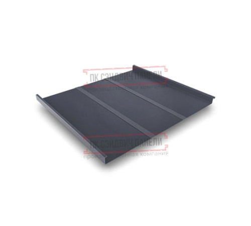 Фальц двойной стоячий Line 0,5 Satin Мatt RAL7024 мокрый асфальт
