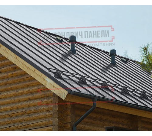 Фальц двойной стоячий Line 0,5 Satin Мatt RAL7024 мокрый асфальт