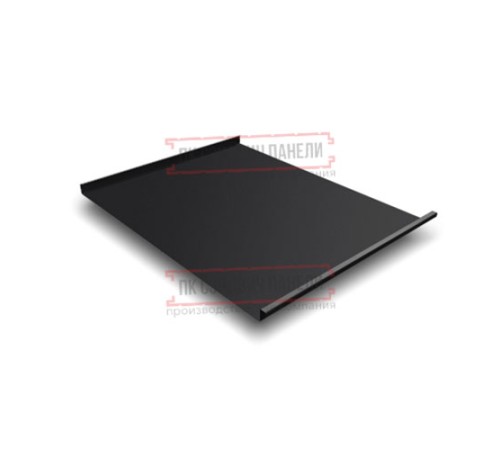 Фальц двойной стоячий 0,45 Drap ST RAL9005 черный с пленкой на замках
