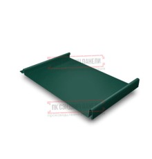 Кликфальц 0,5 PurLite Мatt RAL6005 зеленый мох с пленкой на замках