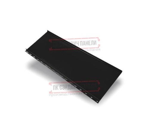Кликфальц mini 0,5 Velur RAL9005 черный с пленкой на замках