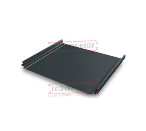 Кликфальц Pro 0,45 Drap ST RAL7016 антрацитово-серый с пленкой на замках