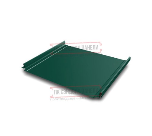 Кликфальц Pro 0,5 PurLite Matt RAL6005 зеленый мох с пленкой на замках
