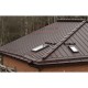 Кликфальц Pro 0,45 Drap ST RAL8017 шоколад с пленкой на замках