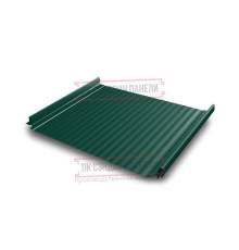 Кликфальц Pro Gofr 0,5 Satin Мatt RAL6005 зеленый мох с пленкой на замках