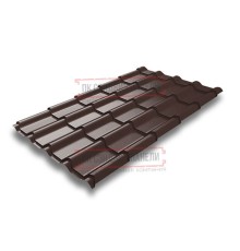 Металлочерепица Камея RAL8017 Velur-0.5