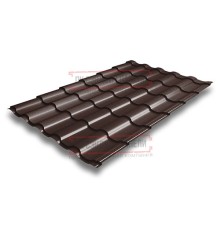 Металлочерепица Кредо RR887 GreenСoat Pural Matt-0,5