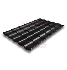 Металлочерепица Кредо RAL9005 Drap-0,45