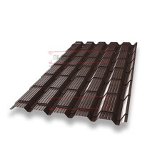 Металлочерепица Монкатта RAL8017 Quarzit-0,5