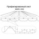 Профнастил ММ35-1000 Пластизол RAL8017-0.5