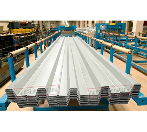 Профилированный лист Н60-845, Пластизол RAL-9010-0.5