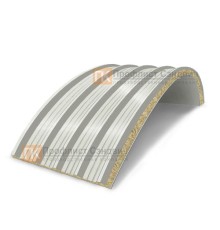 Сэндвич-панели арочные с минеральной ватой, ширина 1000 мм, толщина 200 мм, 0.5/0.5, RAL9002