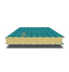 Сэндвич-панель для холодильных камер с пенополиизоциануратом, ширина 1200 мм, толщина 10 мм, 0.5/0.5, RAL5021