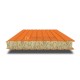Сэндвич-панель для холодильных камер с минеральной ватой, ширина 1000 мм, толщина 30 мм, 0.5/0.5, RAL2004