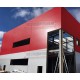 Угловая сэндвич-панель вертикальная из минеральной ваты, 0.5/0.5, ширина 1000 мм, толщина 40 мм, RAL3020