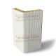 Угловая сэндвич-панель вертикальная из минеральной ваты, 0.5/0.5, ширина 1000 мм, толщина 20 мм, RAL9003