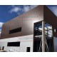 Угловая сэндвич-панель вертикальная из пенополиизоцианурата, 0.5/0.5, ширина 1000 мм, толщина 30 мм, RAL8017