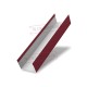Крышка 45х20 жалюзи Texas 0,45 Drap RAL 3005 красное вино